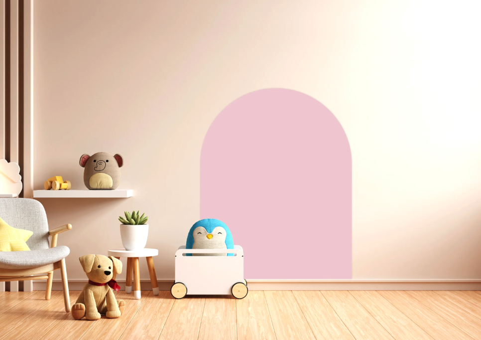 Cleverclixx Tableau magnétique Murale Autocollant 95 x 75cm - Dream Pink3