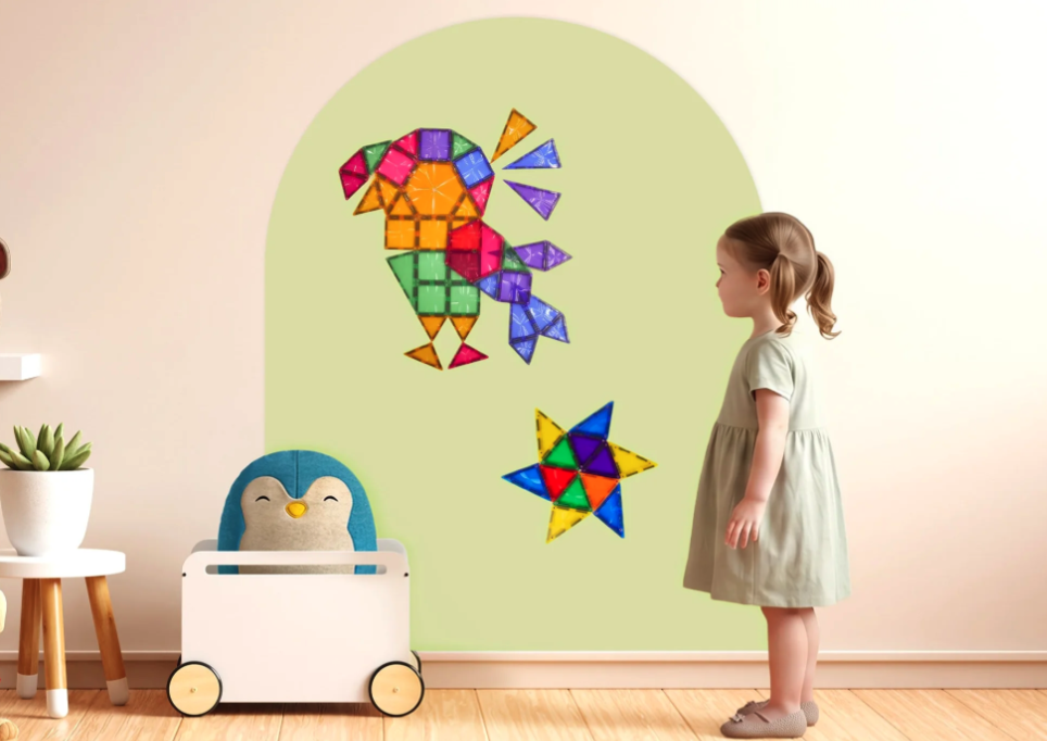 Cleverclixx Tableau magnétique Murale Autocollant 95 x 75cm - Soft Olive3