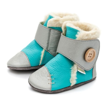 Babyboots-Snowflake-Turquoise