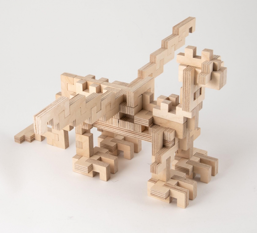 Jeu de construction en bois Dragon CLOZE 3