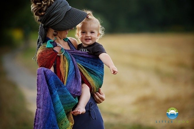 Little Frog RingSling Rainbow Harmony 2