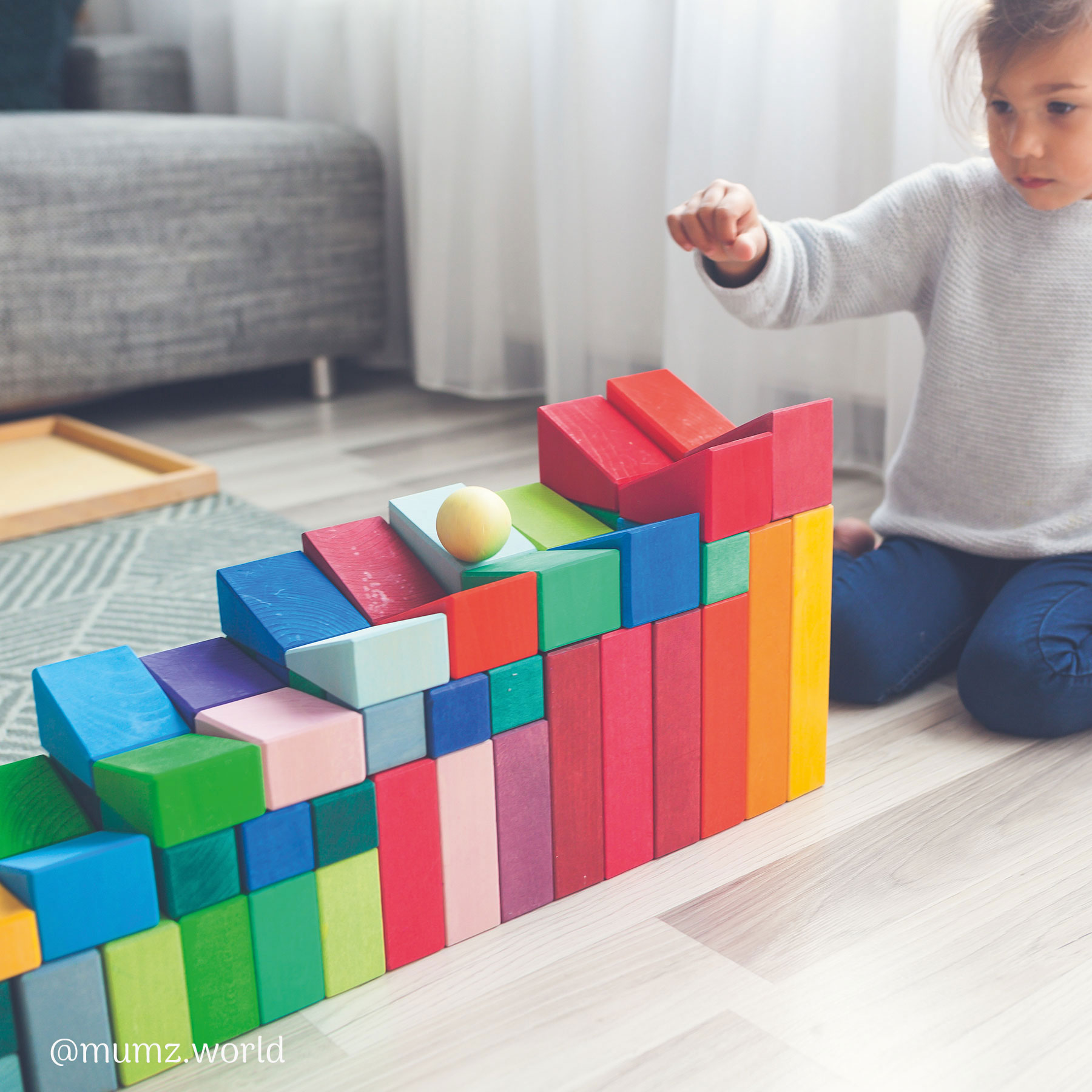 30 blocs de construction inclinés - Grimms 6