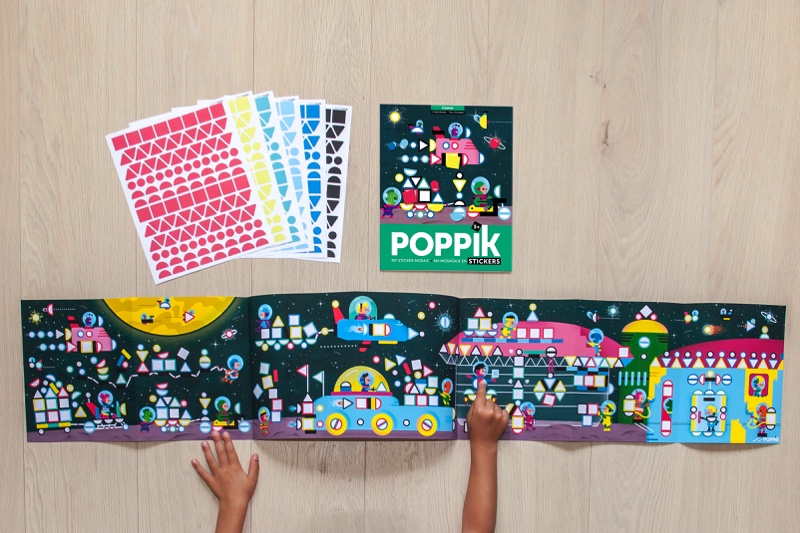 Poster panoramique + 750 stickers Cosmic Poppik 2