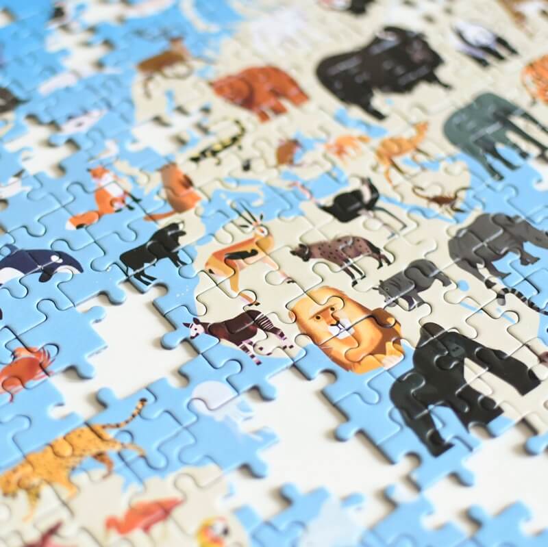 Puzzle Animaux 500 pièces Poppik 2