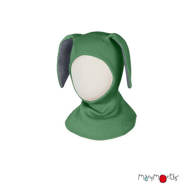 Cagoule lapin ManyMonths - coloris 2021 Jade Green-L