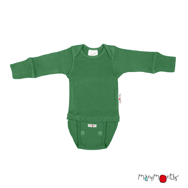 Body T-Shirt Manches Longues ManyMonths - coloris 2021 Jade Green