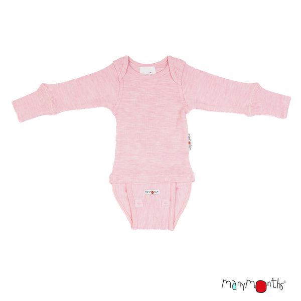 Body T-Shirt Manches Longues ManyMonths - coloris 2021 Stork Pink