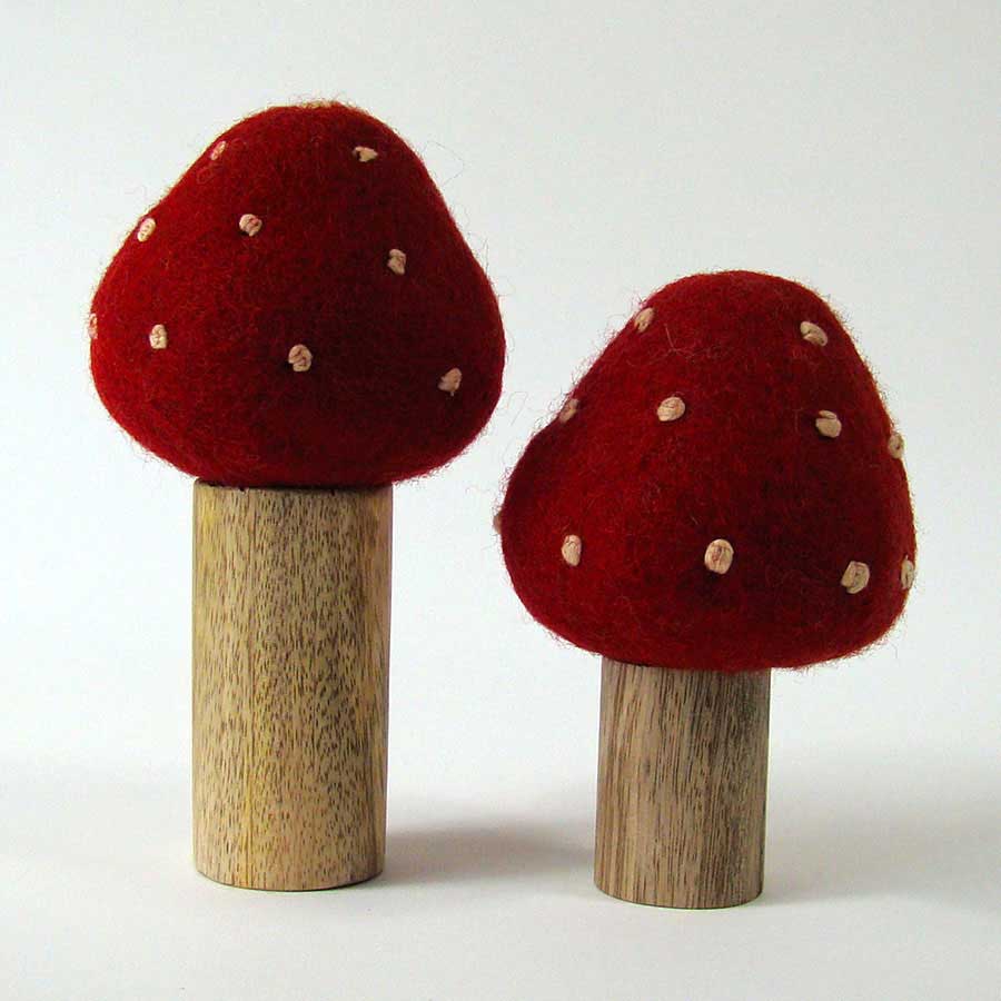 Papoose Toys Champignons - Lot de 2