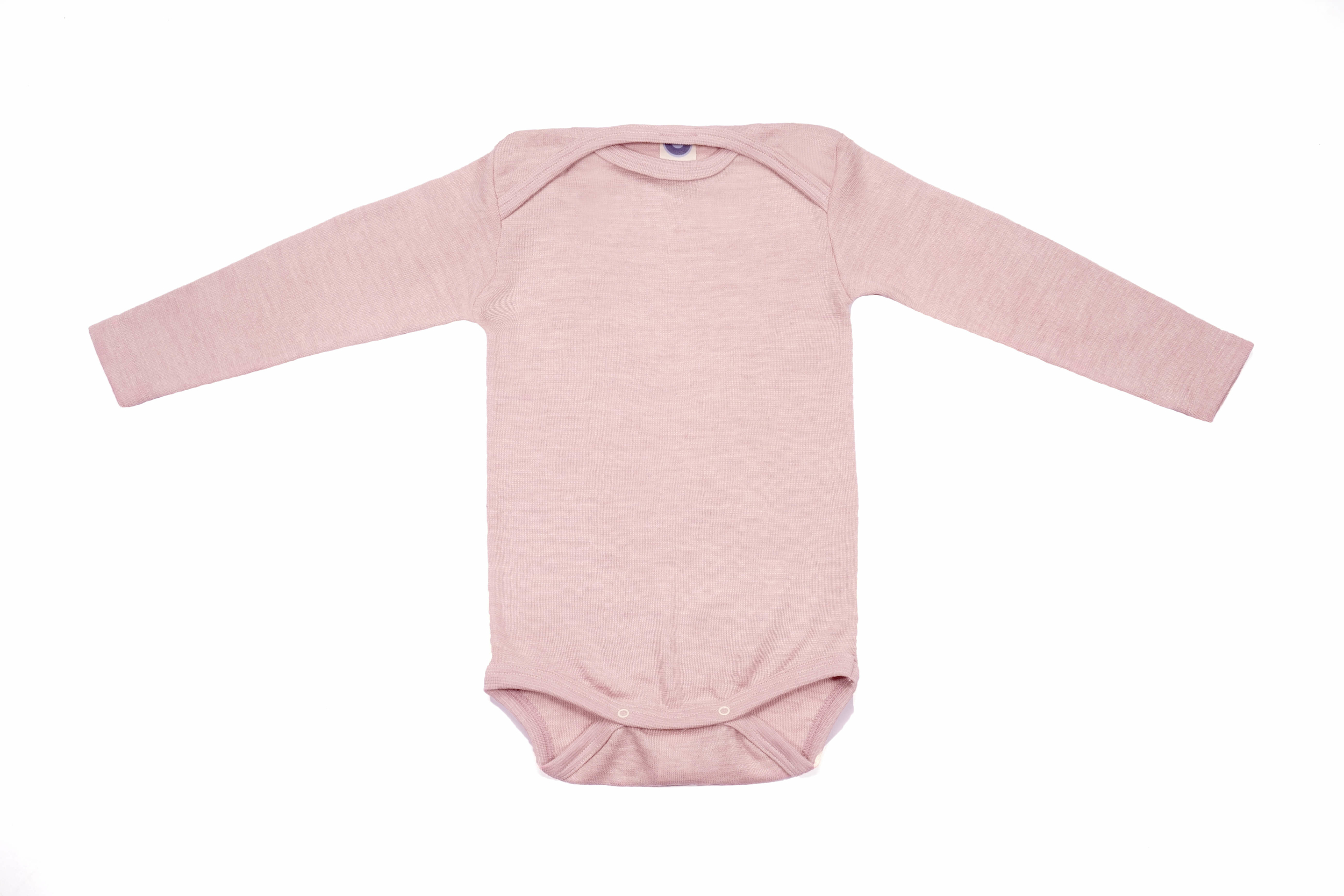 Cosilana Body manches longues laine/soie rose chiné71053-262
