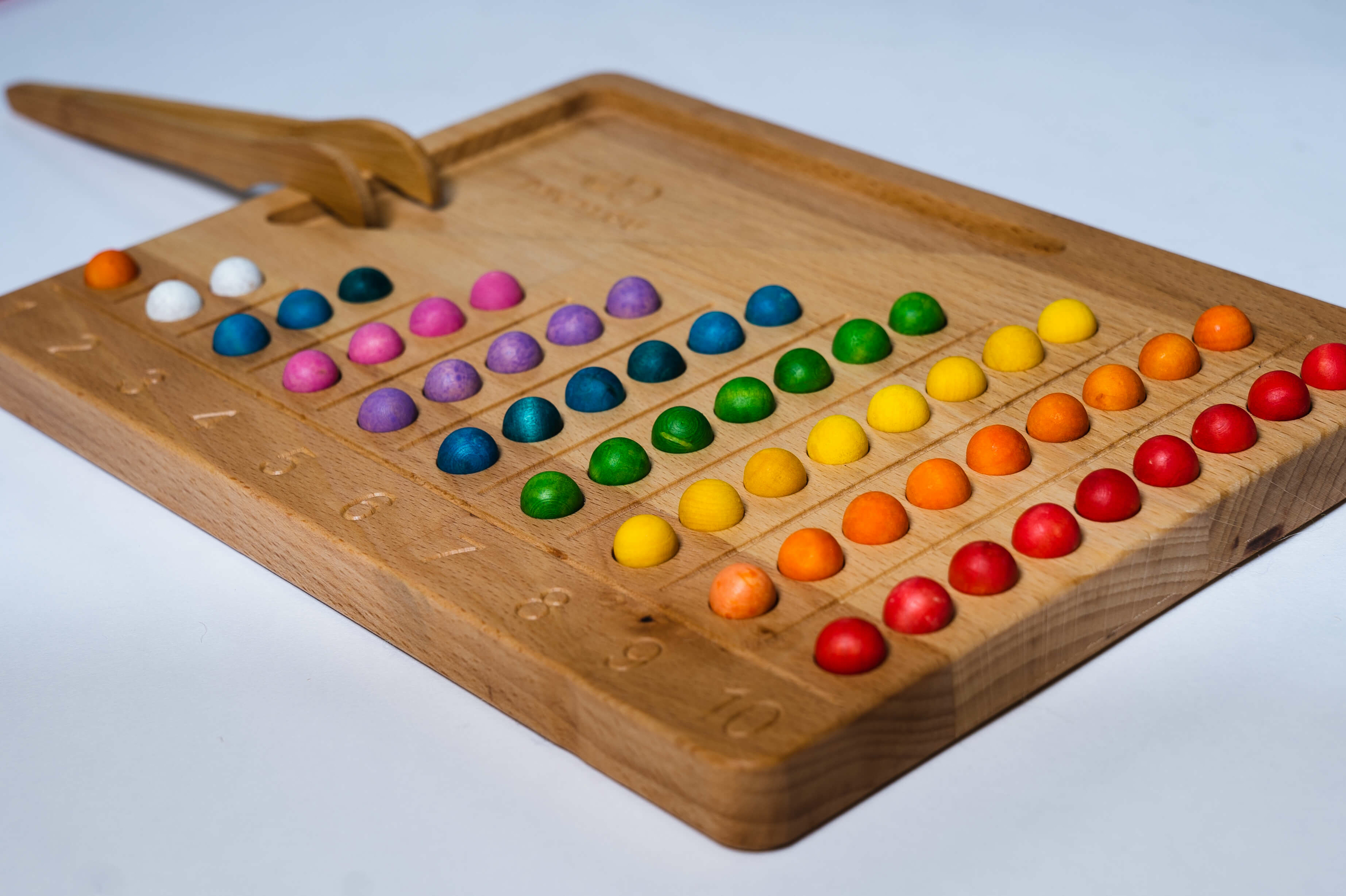 Apprendre à compter 1 à 10 et 55 billes colorées Pagalou Toys  (4)