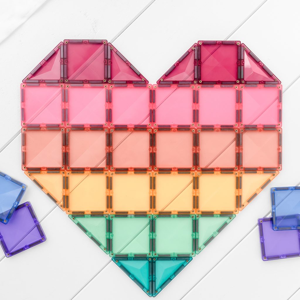 Connetix Tiles Jeu magnétique Mega Pack Pastel - 202 pièces 4