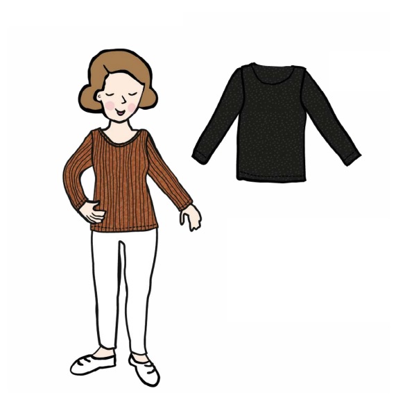 MaM T-shirt Femme manches longues en laine - coloris 2022