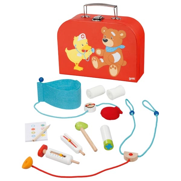 Mallette de docteur Goki - 10 pièces - Nos marques Chouchous/Jouets GOKI 