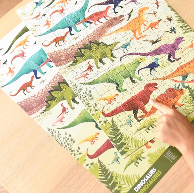 Puzzle Dinosaures 500 pièces Poppik 6