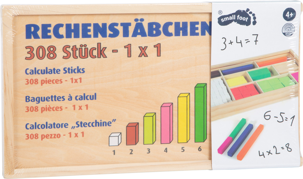 Bâtonnets de calcul Montessori