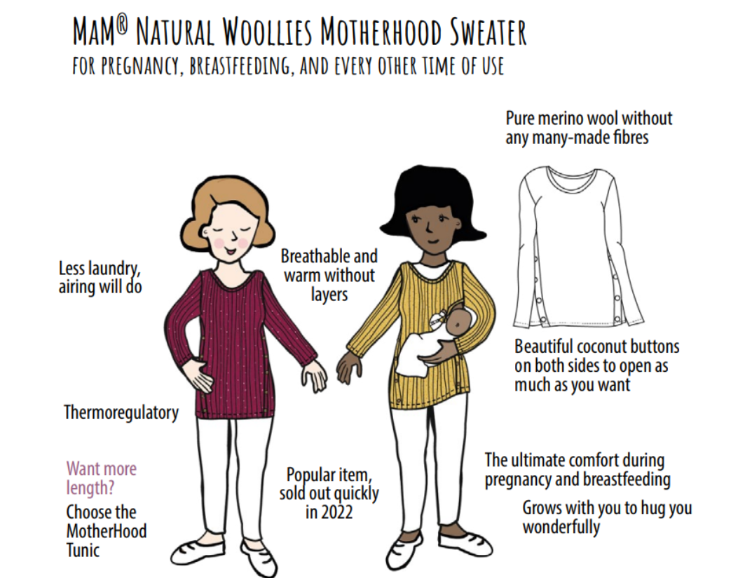 MaM Motherhood Sweater en laine -coloris 2023