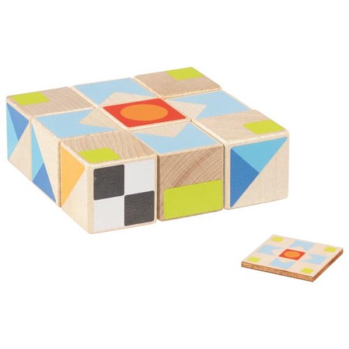 Jeu de puzzle - Combinaisons de formes et de couleurs GOKI 3