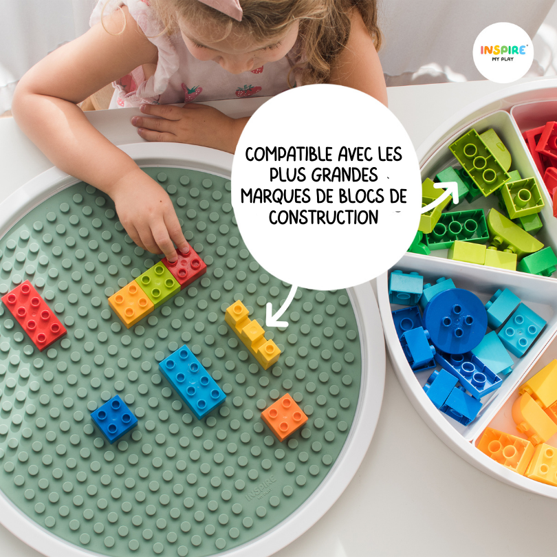 Building Block Lego Tapis Vert PlayTRAY Inspire My Play (3)