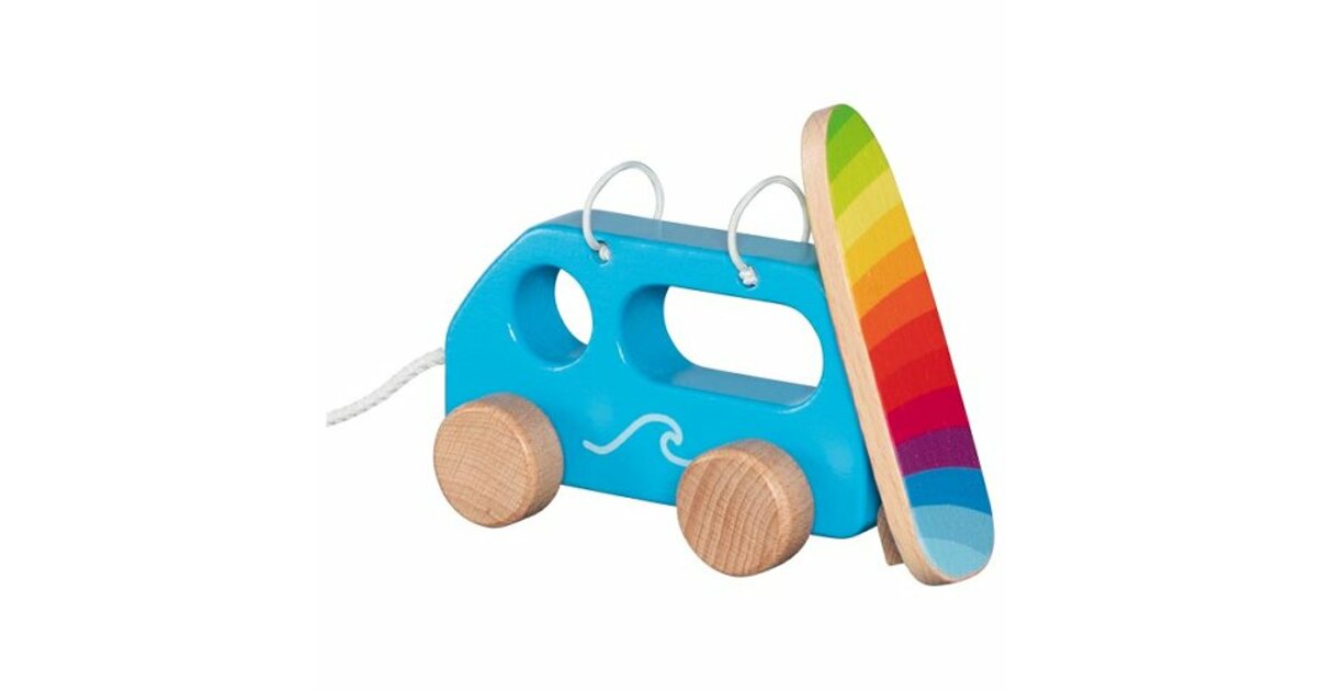 GOKI - 54963 - JOUET EN BOIS - ANIMAL A TIRER - CHEVAL ALVAH
