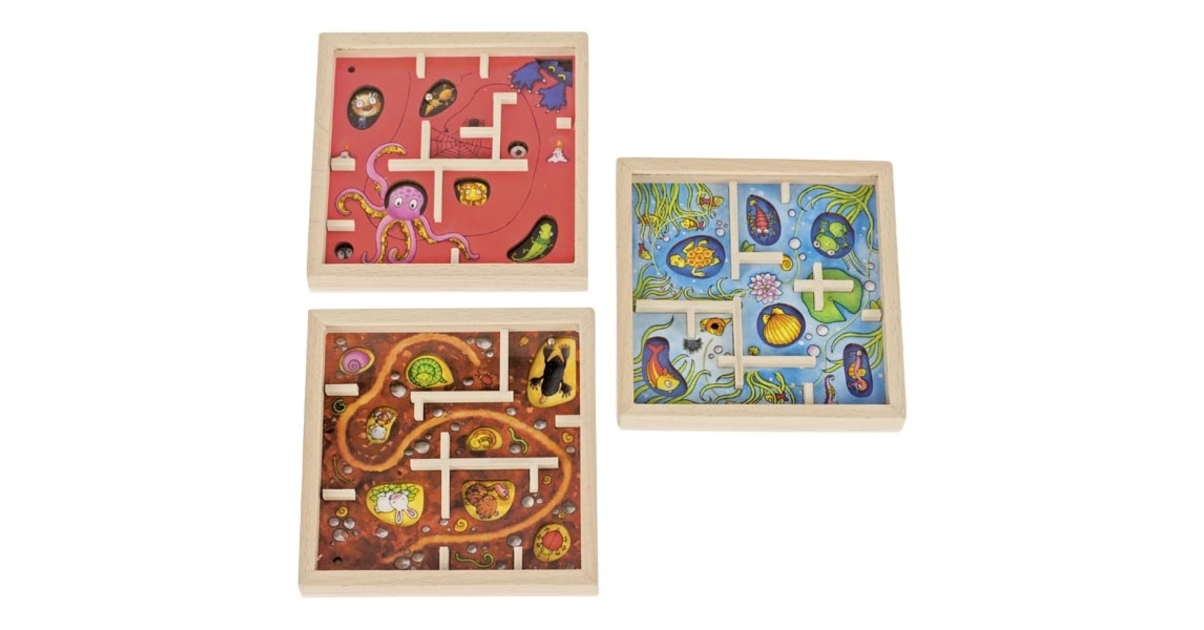 Jeu De Patience Et D'adresse à Billes - Forêt • Jouets Montessori