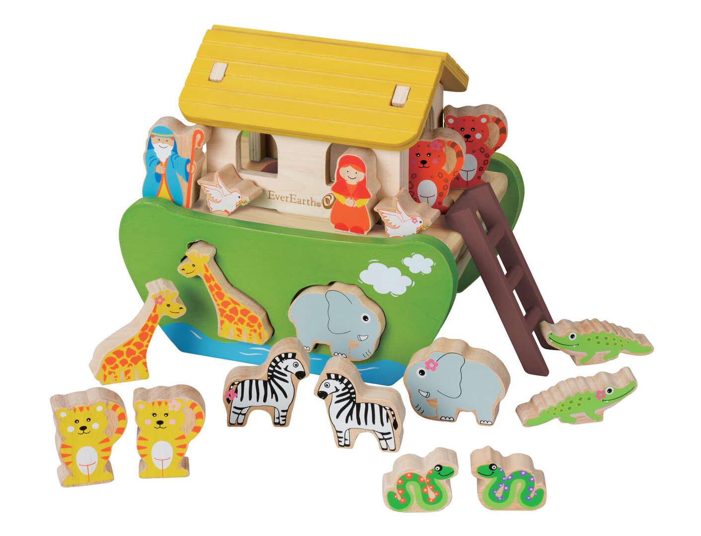 Lemax Arche De Noé éclairée - Bâtiment Porcelaine Collection Caddington Village - Réf 65130