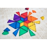 Connetix Tiles Jeu magnétique Formes Arc-en-ciel Lot de 36 6