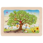 Puzzle à couches Le Pommier GOKI- 4 couches, 46 pièces 2