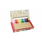 Kitpas Crayons de cire  - Lot de 12 couleurs multisurfaces et vitres 2
