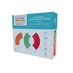 Cleverclixx Extension Circuit de voiture Virages lot de 15 - Jeu magnétique