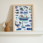 Poppik Mini Poster La mer + 26 autocollants repositionnables 3-8 ans 5