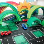 Learn & Grow Toys Toppers - La route - 40 pièces Magnetique (1)