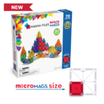 Magna-Tiles Micromags Jeu magnétique Set Deluxe - 70 pièces