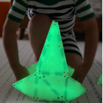 Magna-Tiles Jeu magnétique Glow in the dark 3