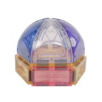 Cleverclixx Small curved Dome Pack Magnetic tiles - Lot de 34 2
