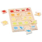 Puzzle en bois apprendre les couleurs GOKI