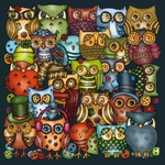 Puzzle Palapeli Owls - 210 pièces