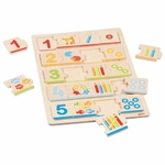 Puzzle en bois Apprendre à compter Goki 2