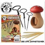 Kids at Work - Corvus Set de bricolage Chataignes - Champignon Amanite Mouche