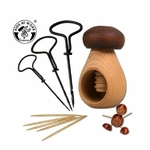 Kids at Work - Corvus Set de bricolage Chataignes - Champignon marron