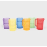Tickit Pichets mesureur translucides - Lot de 6