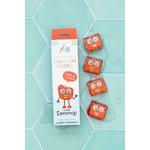 Glo Pals Cubes lumineux Sammy Rouge - Lot de 4 1