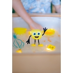 Glo Pals Personnage Alex Jaune + 2 cubes lumineux2 - Grande