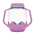 Bouteille de jeu sensoriel à remplir Glo Pals Violet1 - Grande