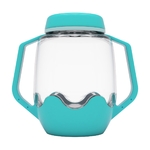 Bouteille de jeu sensoriel à remplir Glo Pals bleu5 - Grande