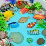 Poissons Pierres sensorielles Lot de 8 Yellow Door 11