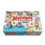 Pierres tampons alphabet minuscule Yellow Door - Lot de 26 71