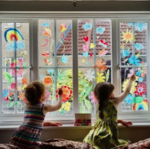 KitPas by Artist Crayons de cire Multisurfaces et vitres Couleurs pastel - Lot de 61