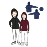 MaM Gilet zip à capuche en laine coloris 2025