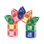Cleverclixx Jeux magnétiques MINI pack intense - 28 pièces + boite de transport2