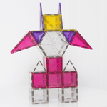Connetix Glitter unicorn jeu magnétique Licorne pailletée 56 pièces7